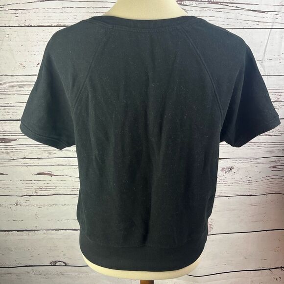Victoria’s Sport Black Short Sleeve Sweatshirt - Picture 5 of 6